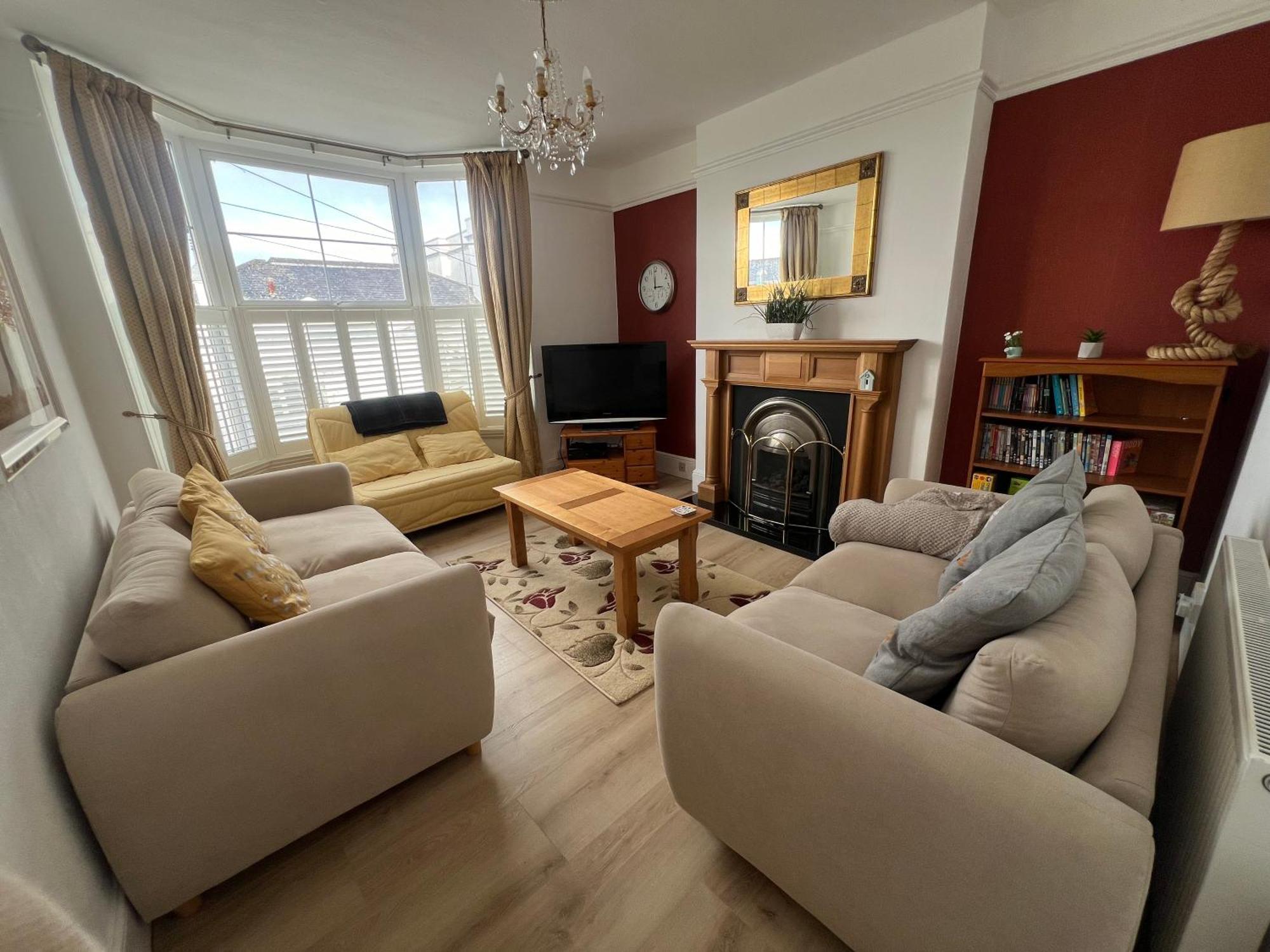 Spacious First Floor Family Flat, Sea View Torquay Dış mekan fotoğraf