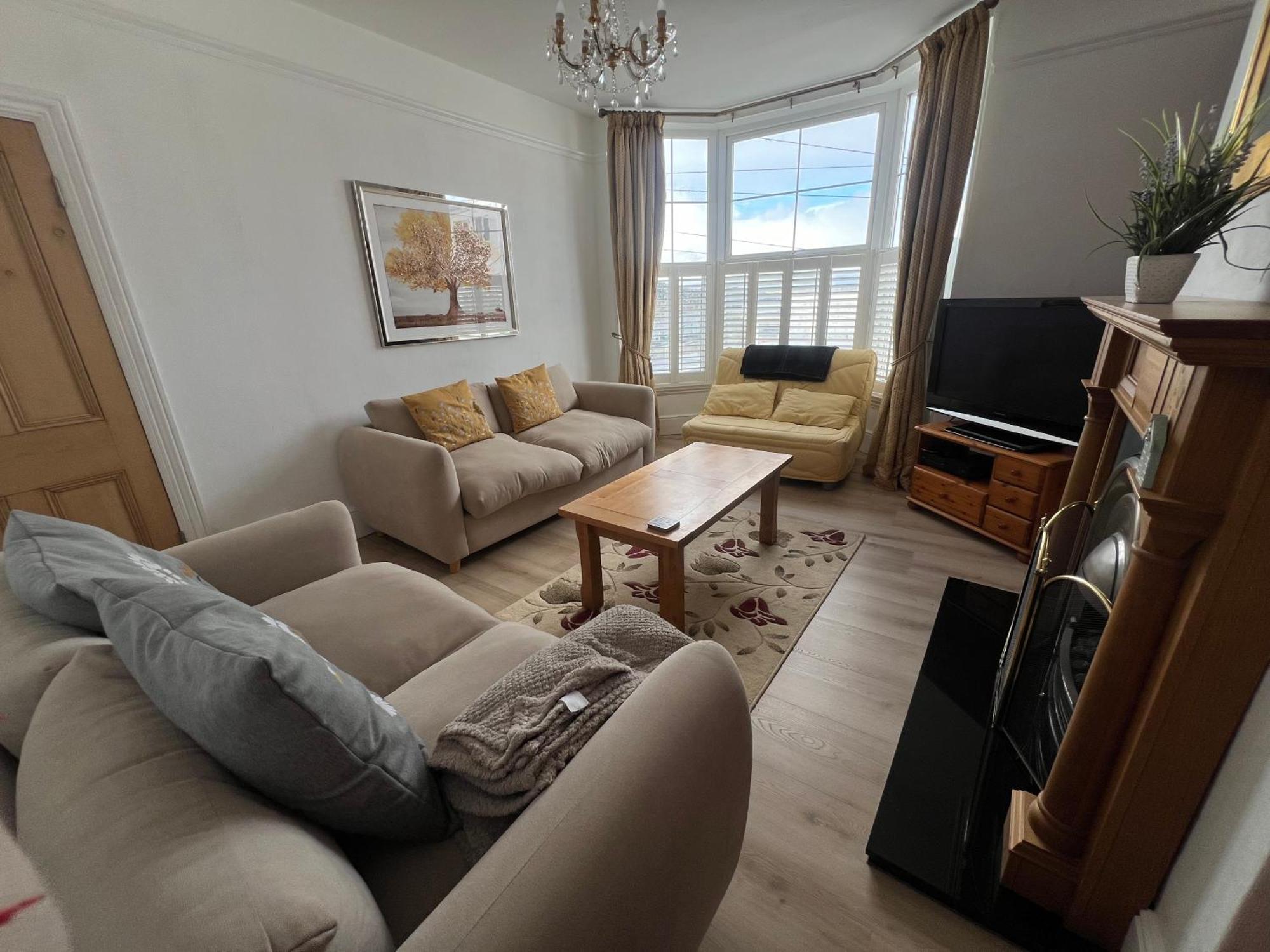 Spacious First Floor Family Flat, Sea View Torquay Dış mekan fotoğraf